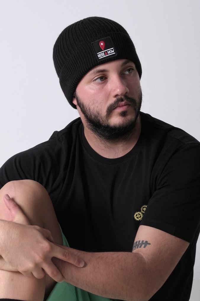 Siyah Kadın Street Style Bere - Görsel 3