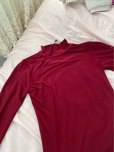 s Beden bordo Renk Bordo trend bluz
