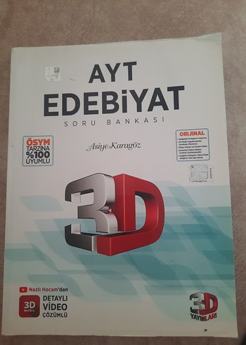 AYT Edebiyat 3D Soru Bankası Video Çözümlü