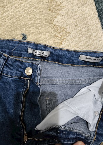 36 Beden Kadın Mavi Denim Midi Boy Kot Pantolon