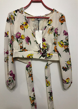 Zara Zara Trf Accessories Kruvaze Gömlek--