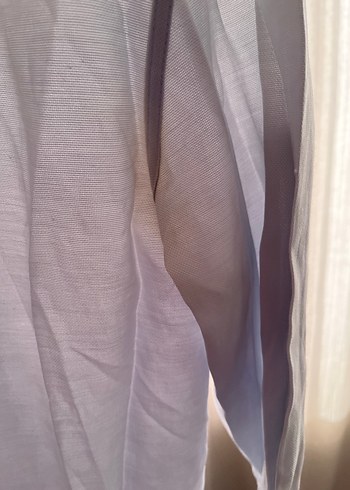 Emporio Armani Keten Erkek Gömlek, Uzun Kollu, Düğmeli - Görsel 3