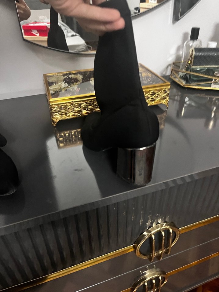 Kadın Siyah topuklu - Görsel 2