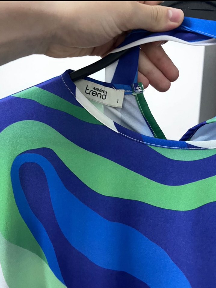 Armine renkli elbise - Görsel 2