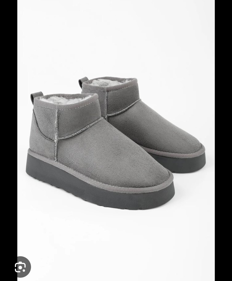 UGG Gri Kadın Dolgu Topuk Bot - Görsel 2