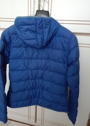 Jack Wolfskin Mavi erkek Kışlık Mont, Fermuarlı, Normal Boy Jack wolfskin