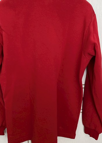 Diğer Kırmızı Sayan Baskılı erkek Sweatshirt