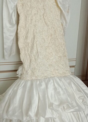 Gelinlik balik model 35 yıllık özel dikim  - Görsel 6