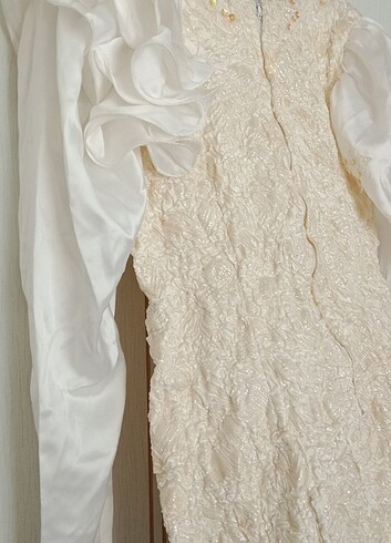 Gelinlik balik model 35 yıllık özel dikim  - Görsel 9