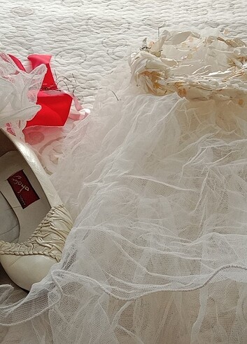 Gelinlik balik model 35 yıllık özel dikim  - Görsel 11