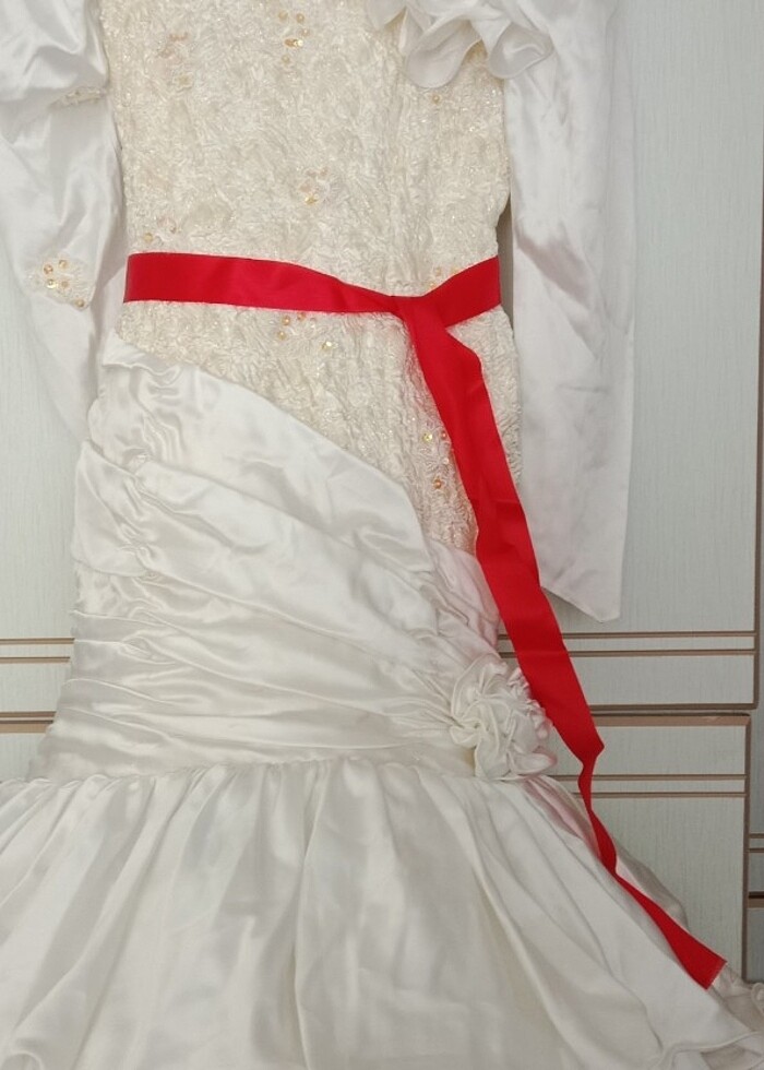 Gelinlik balik model 35 yıllık özel dikim  - Görsel 2