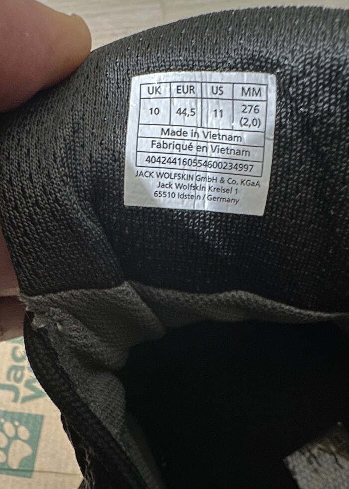 Jack Wolsfkin outdor ayakkabı - Görsel 5