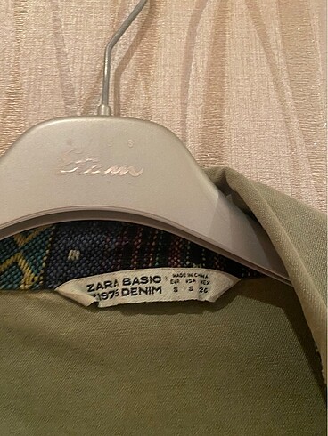s Beden yeşil Renk Zara yeşil parka