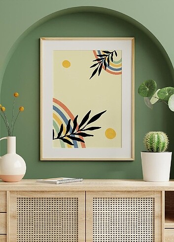 Beden 3lü Modern Boho posterler