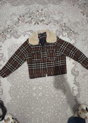 Bej Kadın Kürk Detaylı Bohem Midi Ceket - Görsel 3