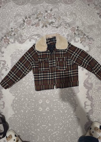 Bej Kadın Kürk Detaylı Bohem Midi Ceket - Görsel 4