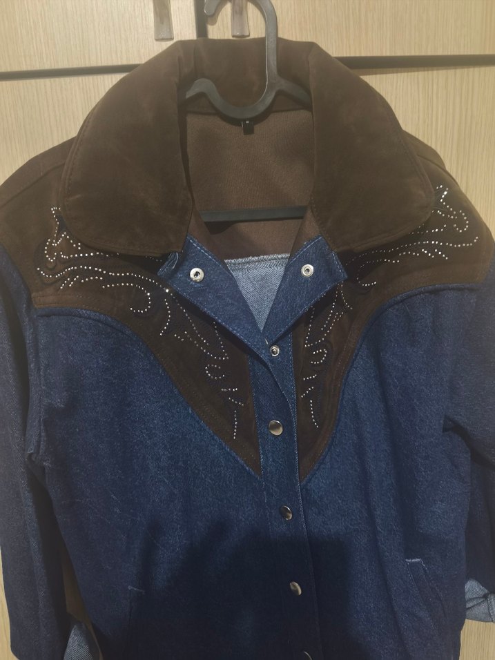 Kot pullu ceket kovboy tarzı - Görsel 2