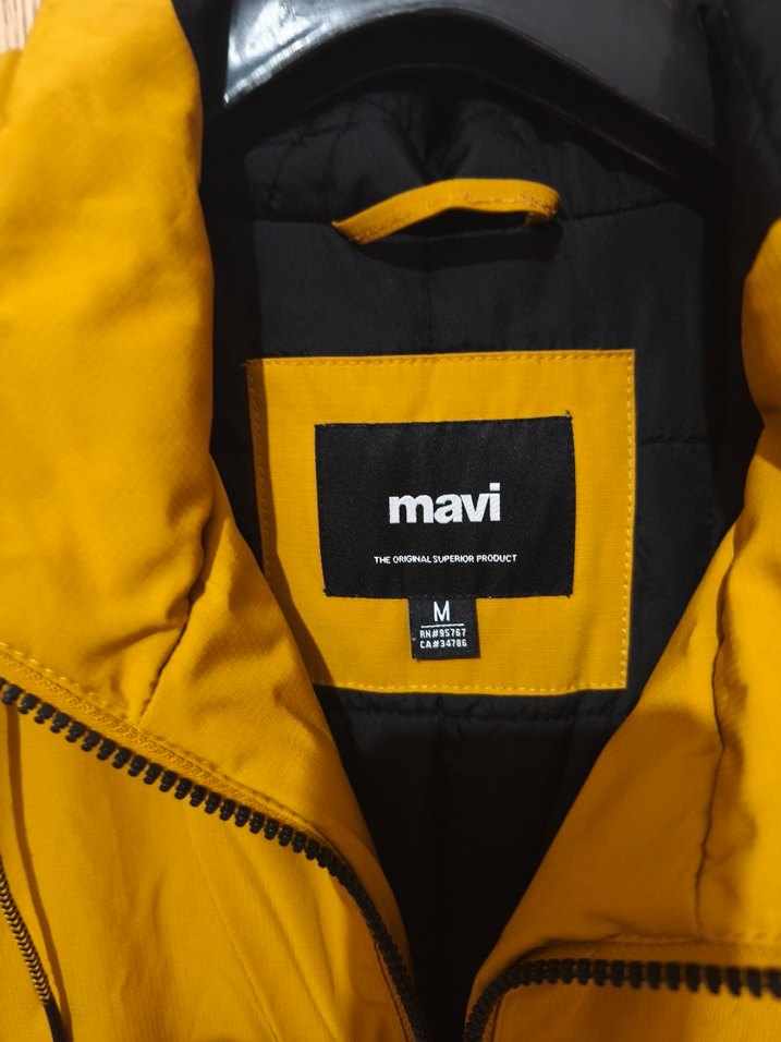 sarı outdoor mont unisex m beden - Görsel 2