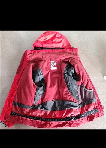 10 Yaş Beden bordo Renk Decatlon kayak , kar montu unisex