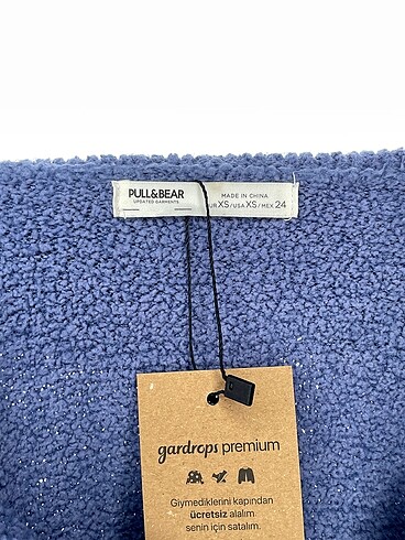 xs Beden mavi Renk Pull and Bear Kazak / Triko %70 İndirimli.