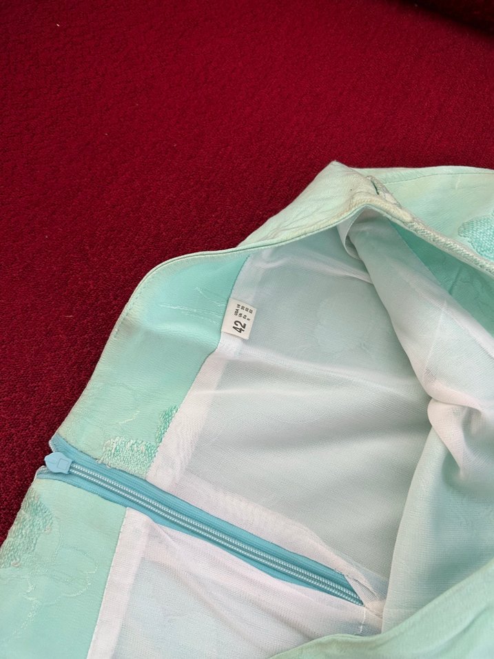 Nakışlı Turkuaz  Etek - Görsel 4