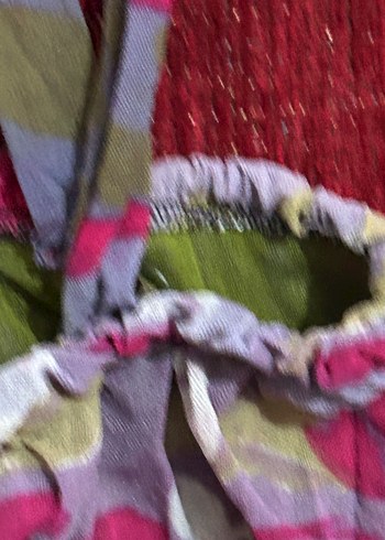 Zara Mor Bağcıklı Uzun Salaş Hamile Eteği - Görsel 2