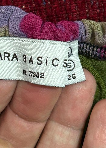 Zara Mor Bağcıklı Uzun Salaş Hamile Eteği - Görsel 5