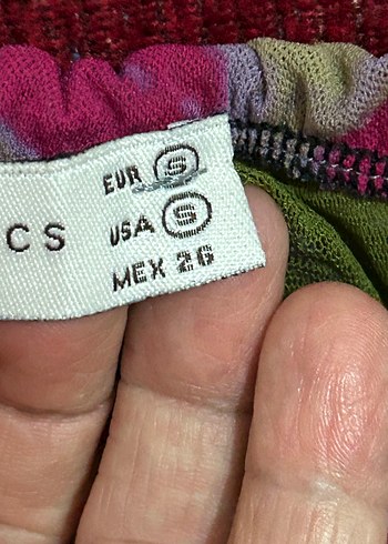 Zara Mor Bağcıklı Uzun Salaş Hamile Eteği - Görsel 4