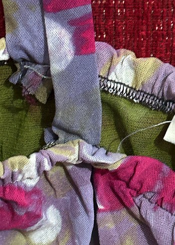 Zara Mor Bağcıklı Uzun Salaş Hamile Eteği - Görsel 3