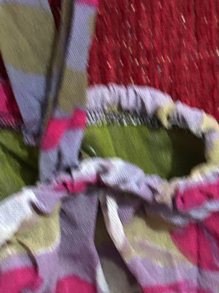 Zara Mor Bağcıklı Uzun Salaş Hamile Eteği - Görsel 2