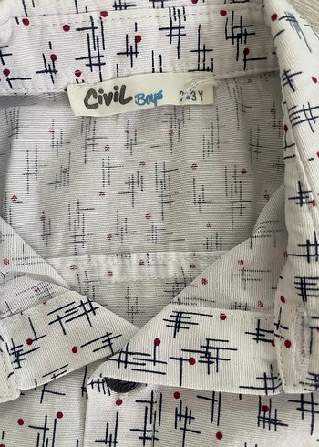 Erkek Çocuk Uzun Kollu Desenli Gömlek - Görsel 2