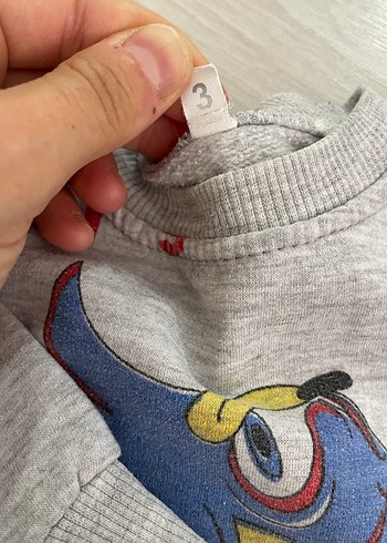 Mavi Erkek Bebek Örme Sweatshirt ve Pantolon Takımı - Görsel 4