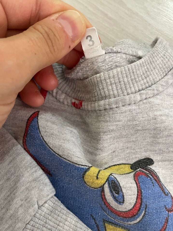 Mavi Erkek Bebek Örme Sweatshirt ve Pantolon Takımı - Görsel 4