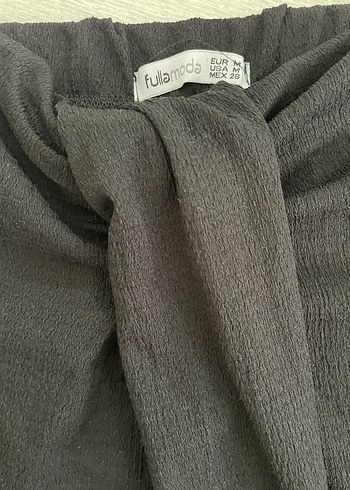 Drapeli Siyah Uzun Kadın Etek - Görsel 2