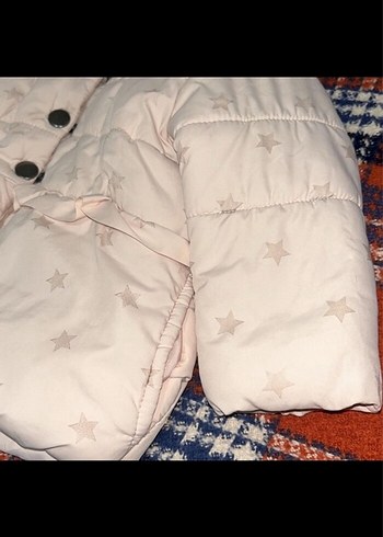 Koton pudra pembesi Düğmeli Mont - Görsel 3