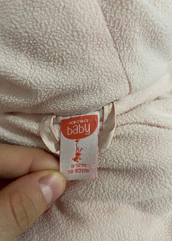 Koton pudra pembesi Düğmeli Mont - Görsel 6