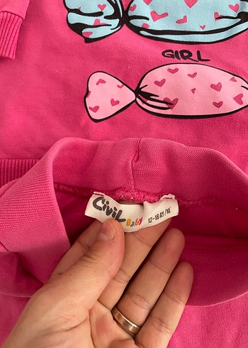 Pembe pijama eşofman takımı - Görsel 3