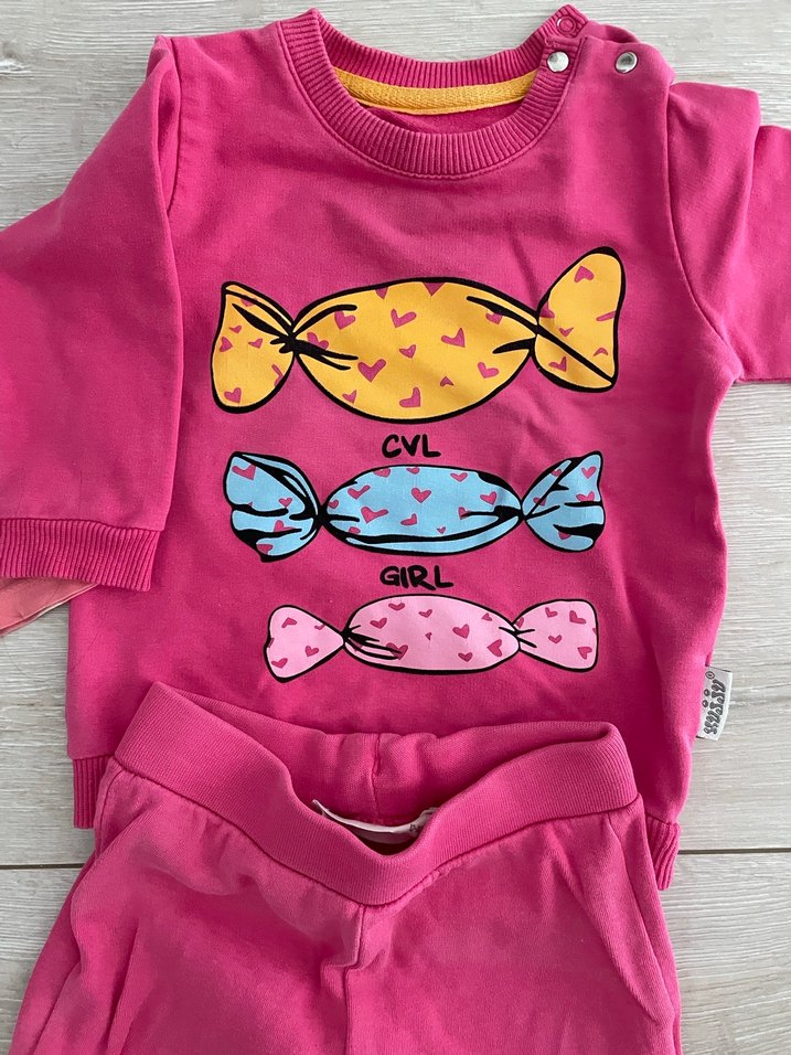 Pembe pijama eşofman takımı - Görsel 2