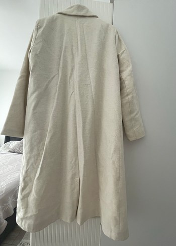 2adet Kadın Kaban lacivert beyaz renk - Görsel 3