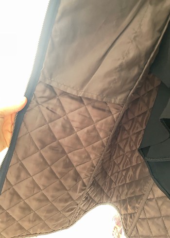 Kapitone Lacivert Kemerli Kadın Yelek - Görsel 4