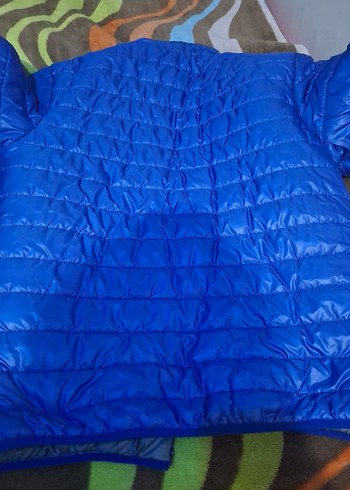 Parlak Mavi Erkek Çocuk Fermuarlı Ceket - Görsel 4