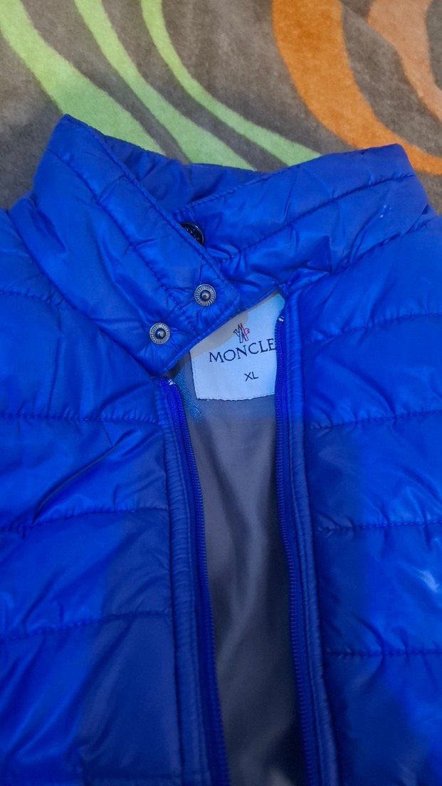 Parlak Mavi Erkek Çocuk Fermuarlı Ceket - Görsel 3