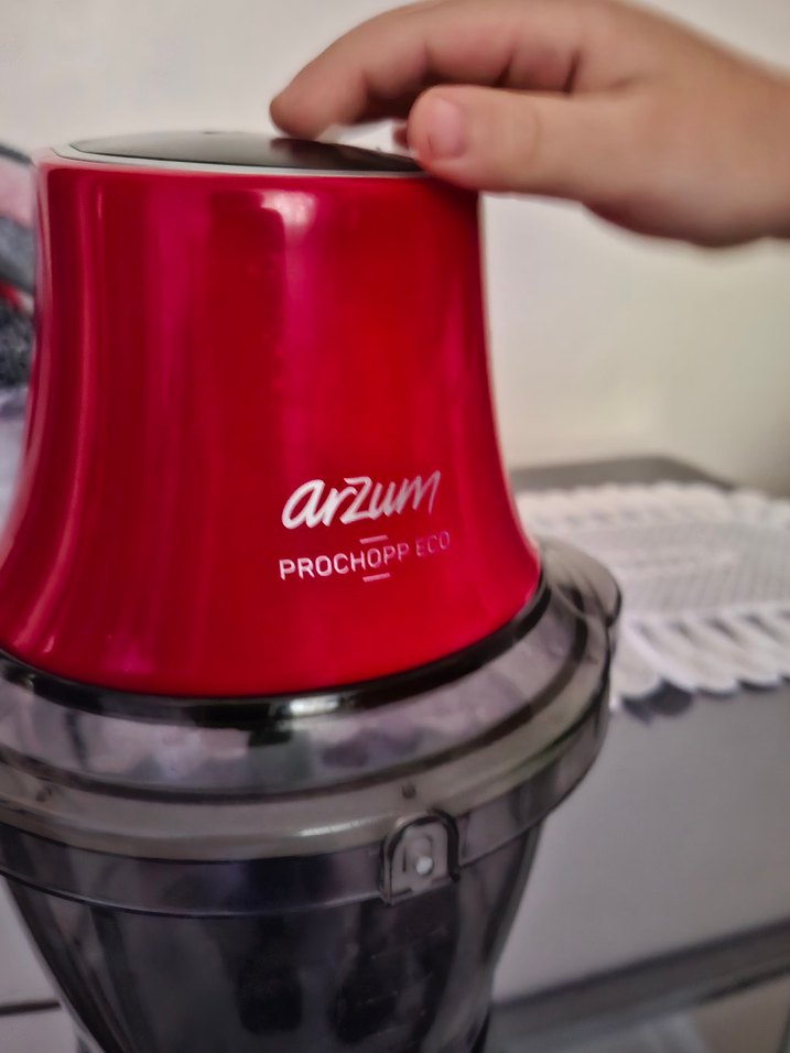 Kırmızı Mini Doğrayıcı ve Blender - Görsel 4