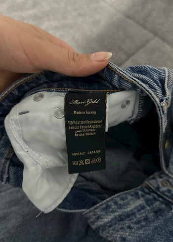 Mavi Loose Fit Midi Kadın Jean - Görsel 5