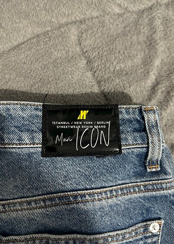 Mavi Loose Fit Midi Kadın Jean - Görsel 2