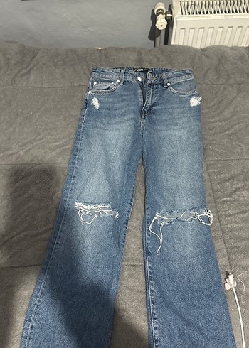 Mavi Loose Fit Midi Kadın Jean - Görsel 3