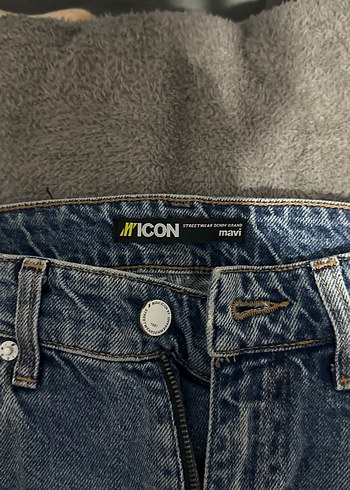 Mavi Loose Fit Midi Kadın Jean - Görsel 4