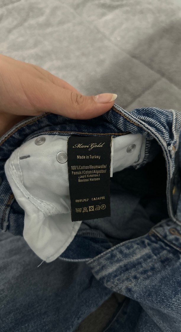 Mavi Loose Fit Midi Kadın Jean - Görsel 5