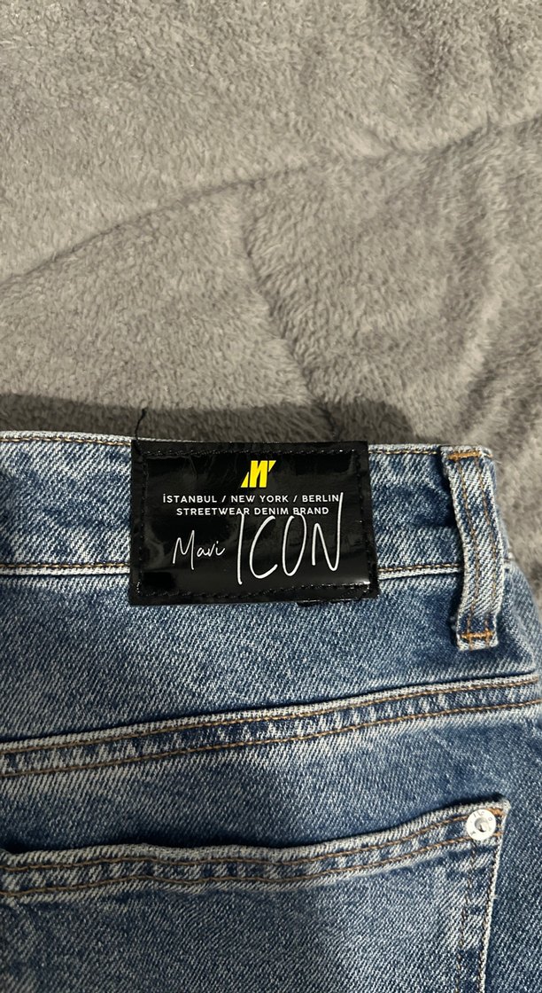 Mavi Loose Fit Midi Kadın Jean - Görsel 2