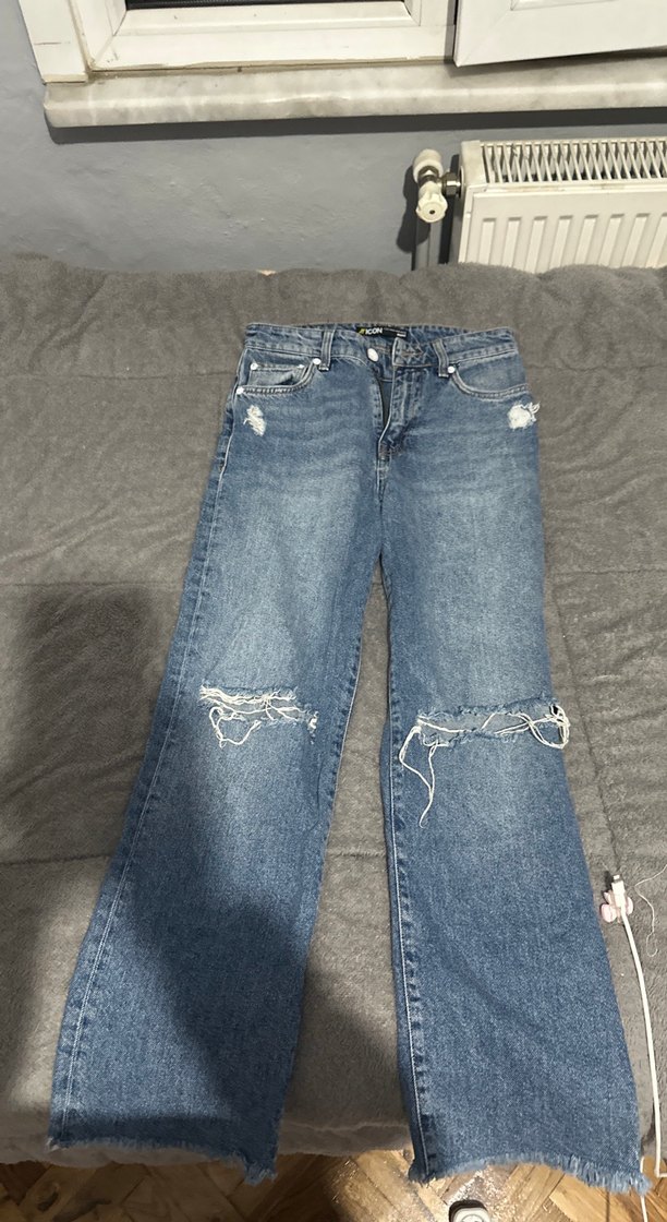 Mavi Loose Fit Midi Kadın Jean - Görsel 3